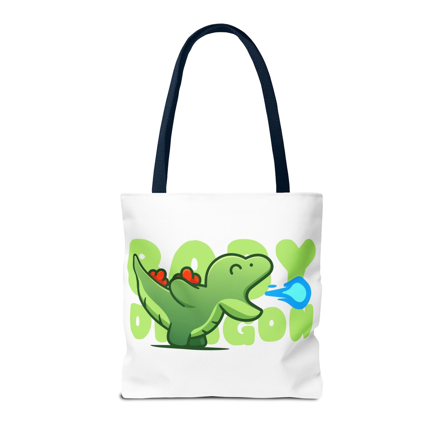 Cute Dinosaur Tote Bag - Fun AOP Design for Kids, Eco-Friendly Bag, Ideal for School, Shopping, Gifts, and Playtime