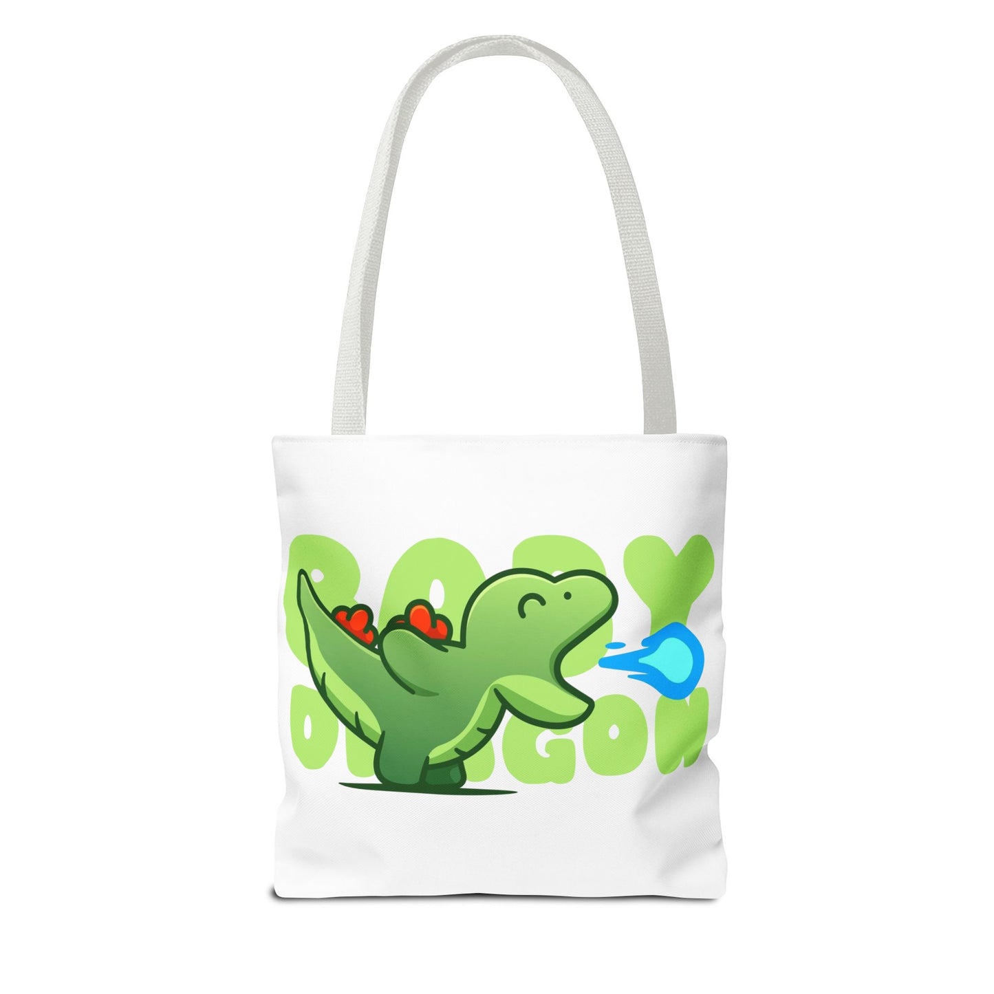 Cute Dinosaur Tote Bag - Fun AOP Design for Kids, Eco-Friendly Bag, Ideal for School, Shopping, Gifts, and Playtime