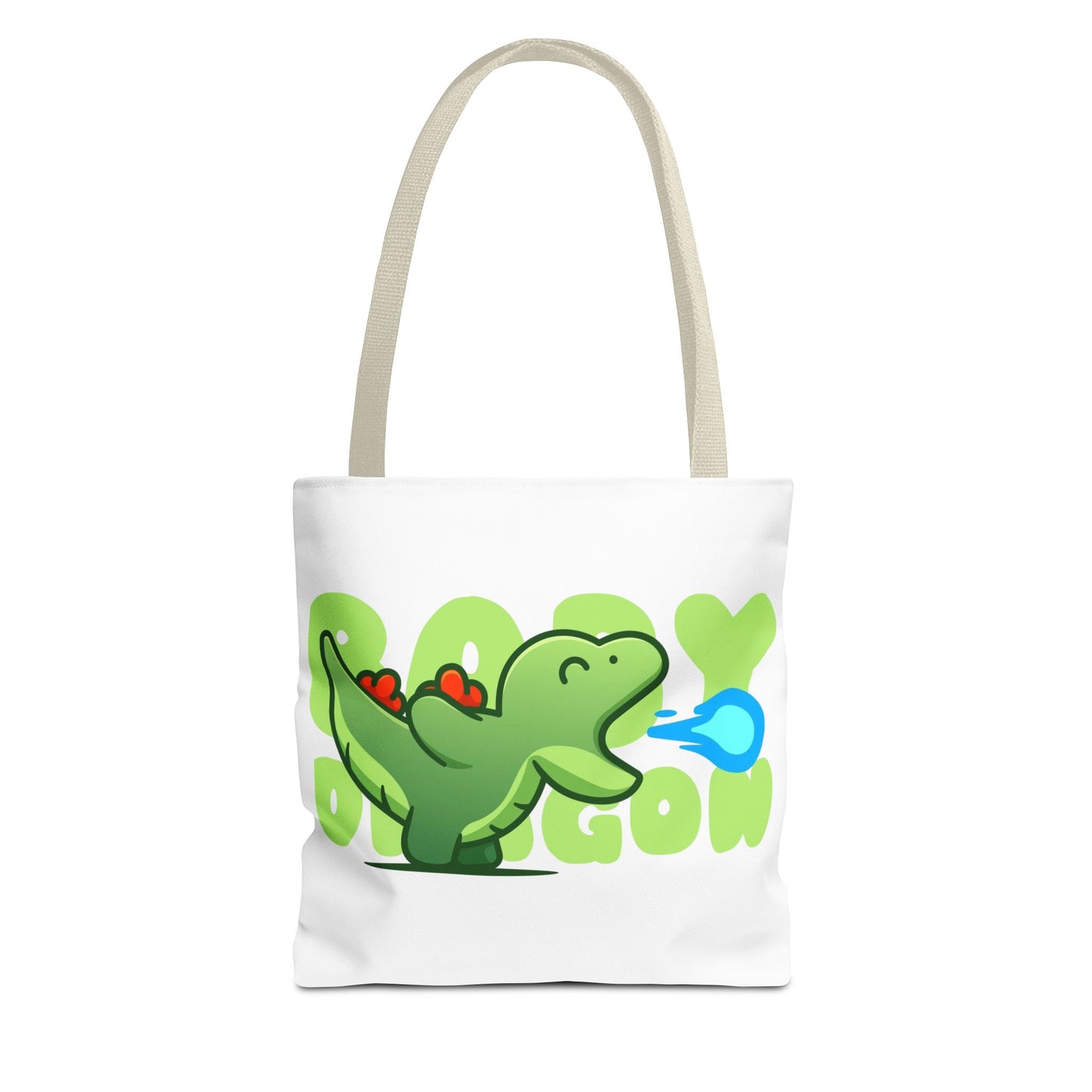 Cute Dinosaur Tote Bag - Fun AOP Design for Kids, Eco-Friendly Bag, Ideal for School, Shopping, Gifts, and Playtime