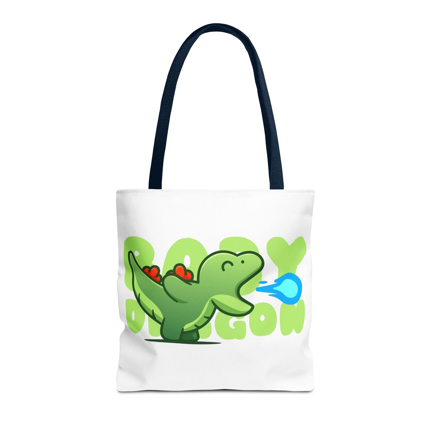 Cute Dinosaur Tote Bag - Fun AOP Design for Kids, Eco-Friendly Bag, Ideal for School, Shopping, Gifts, and Playtime