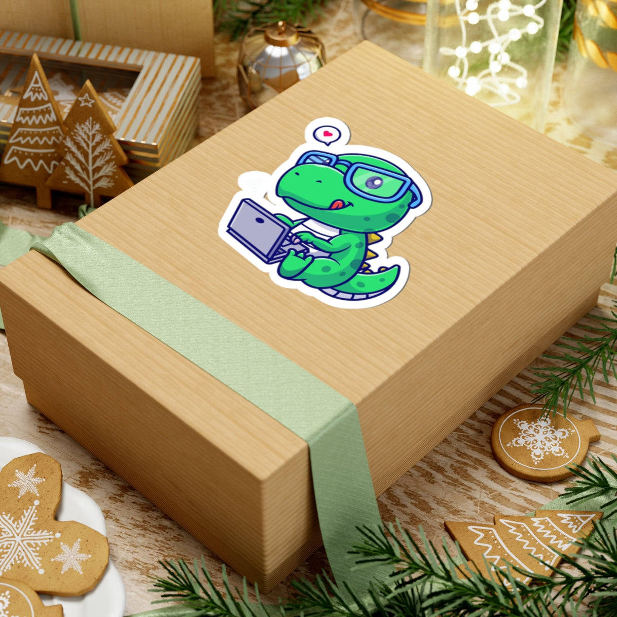 Alligator Kiss-Cut Stickers - Cute Animal Design