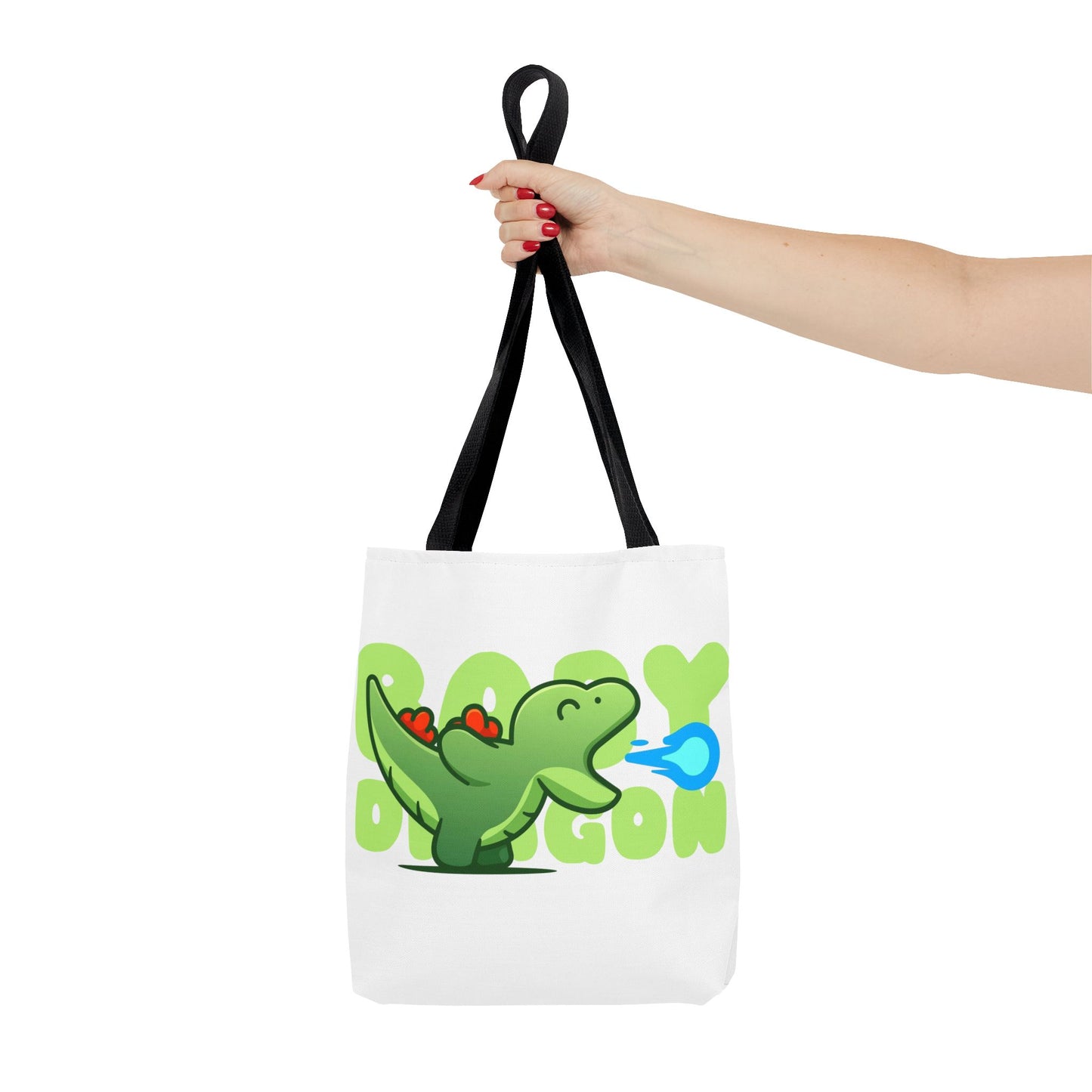 Cute Dinosaur Tote Bag - Fun AOP Design for Kids, Eco-Friendly Bag, Ideal for School, Shopping, Gifts, and Playtime