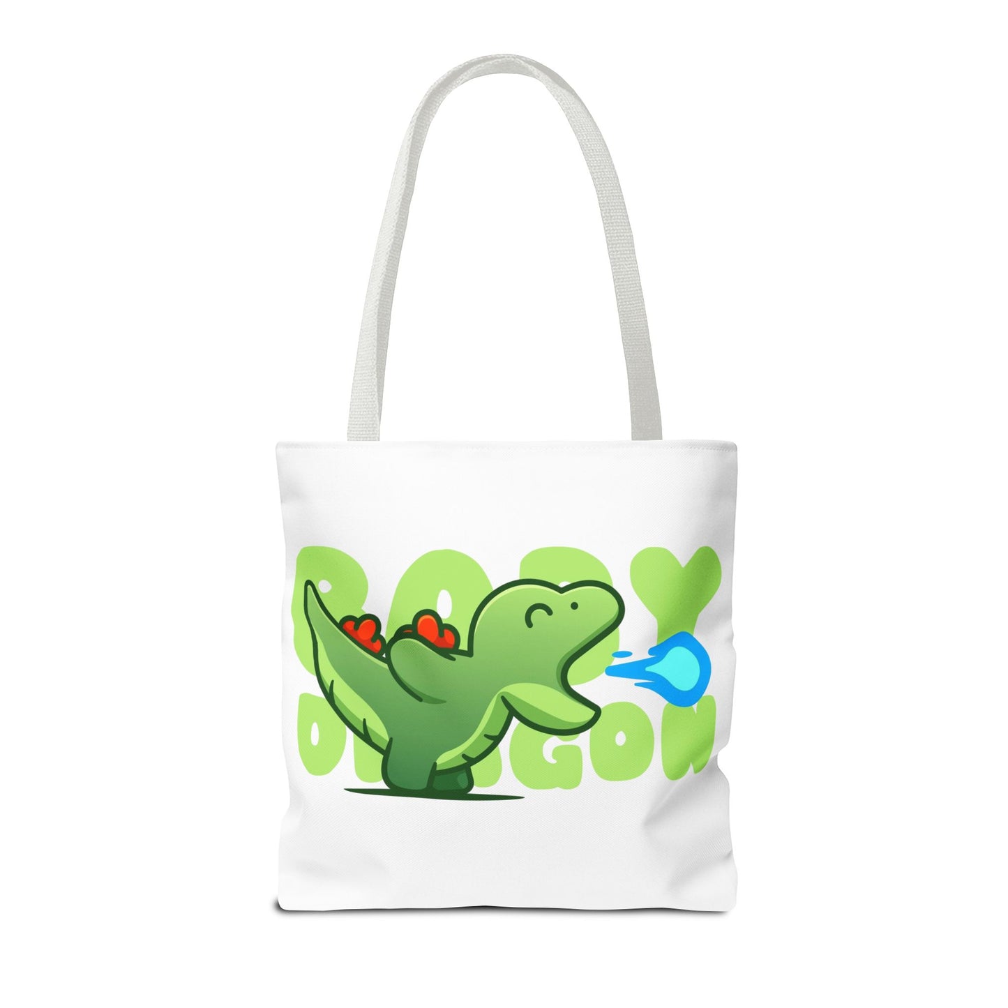 Cute Dinosaur Tote Bag - Fun AOP Design for Kids, Eco-Friendly Bag, Ideal for School, Shopping, Gifts, and Playtime