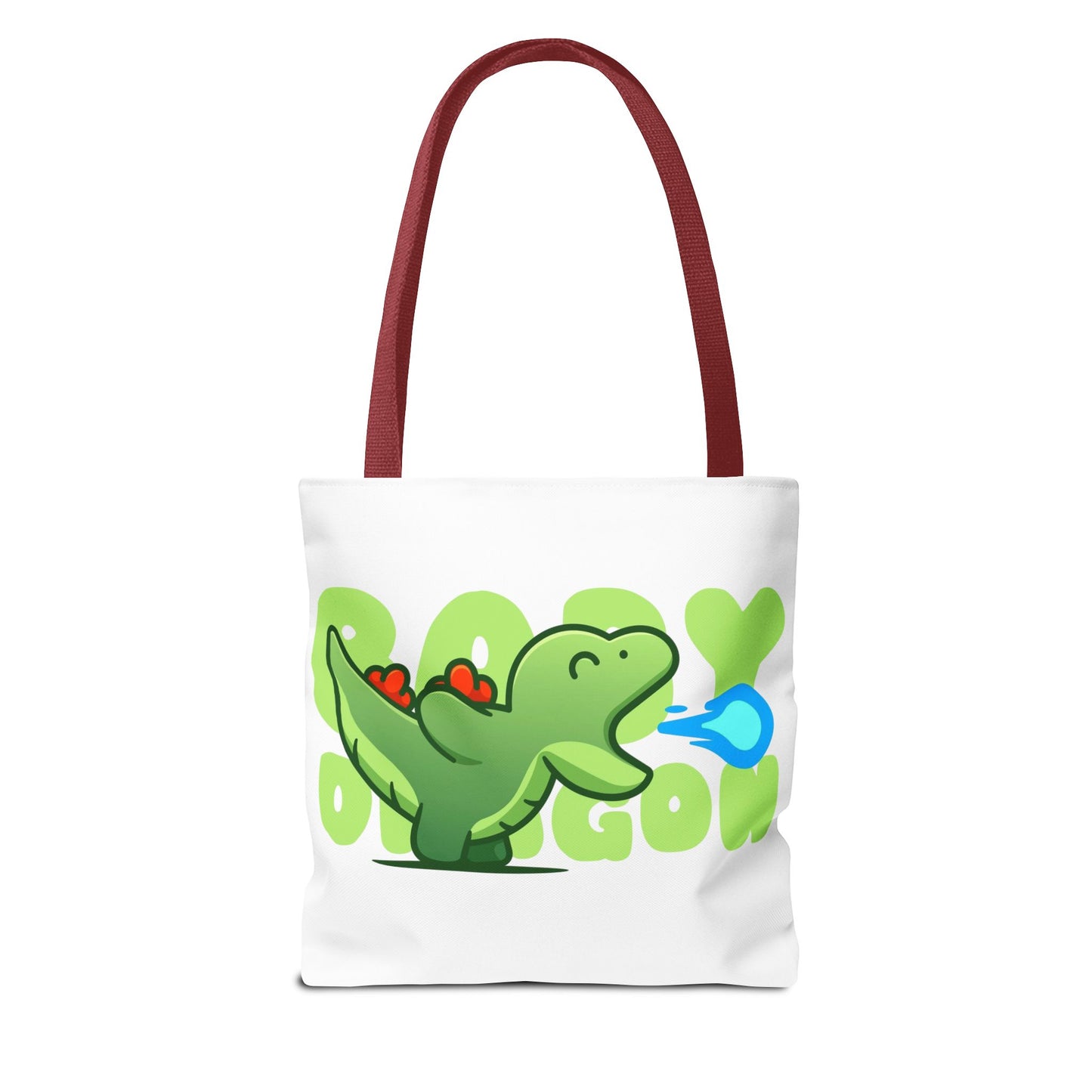 Cute Dinosaur Tote Bag - Fun AOP Design for Kids, Eco-Friendly Bag, Ideal for School, Shopping, Gifts, and Playtime
