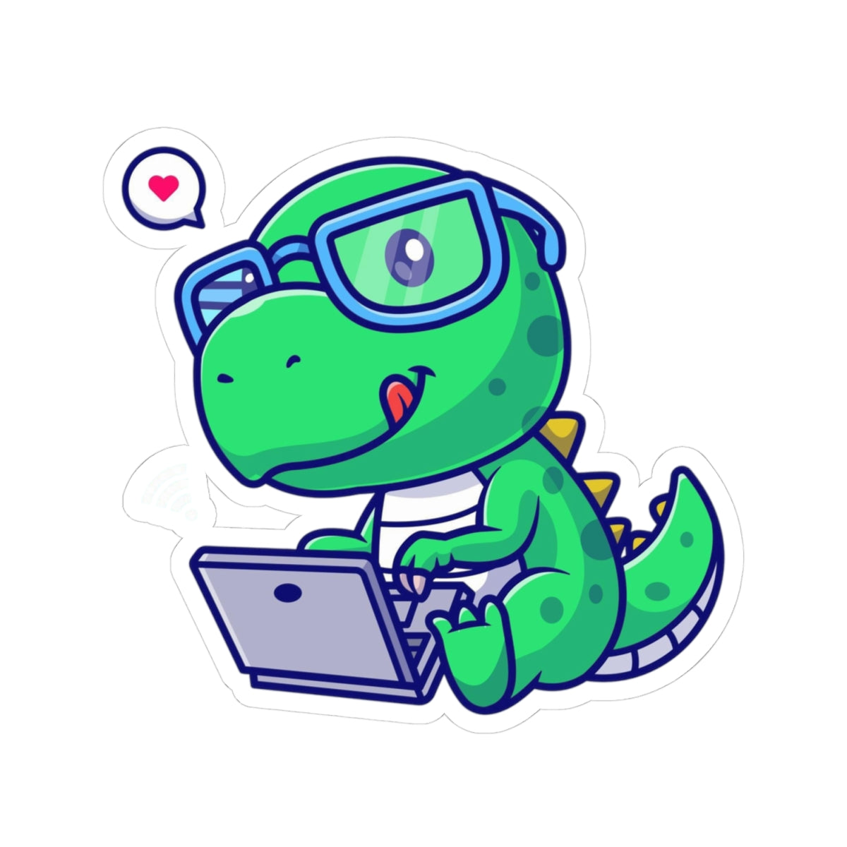 Alligator Kiss-Cut Stickers - Cute Animal Design