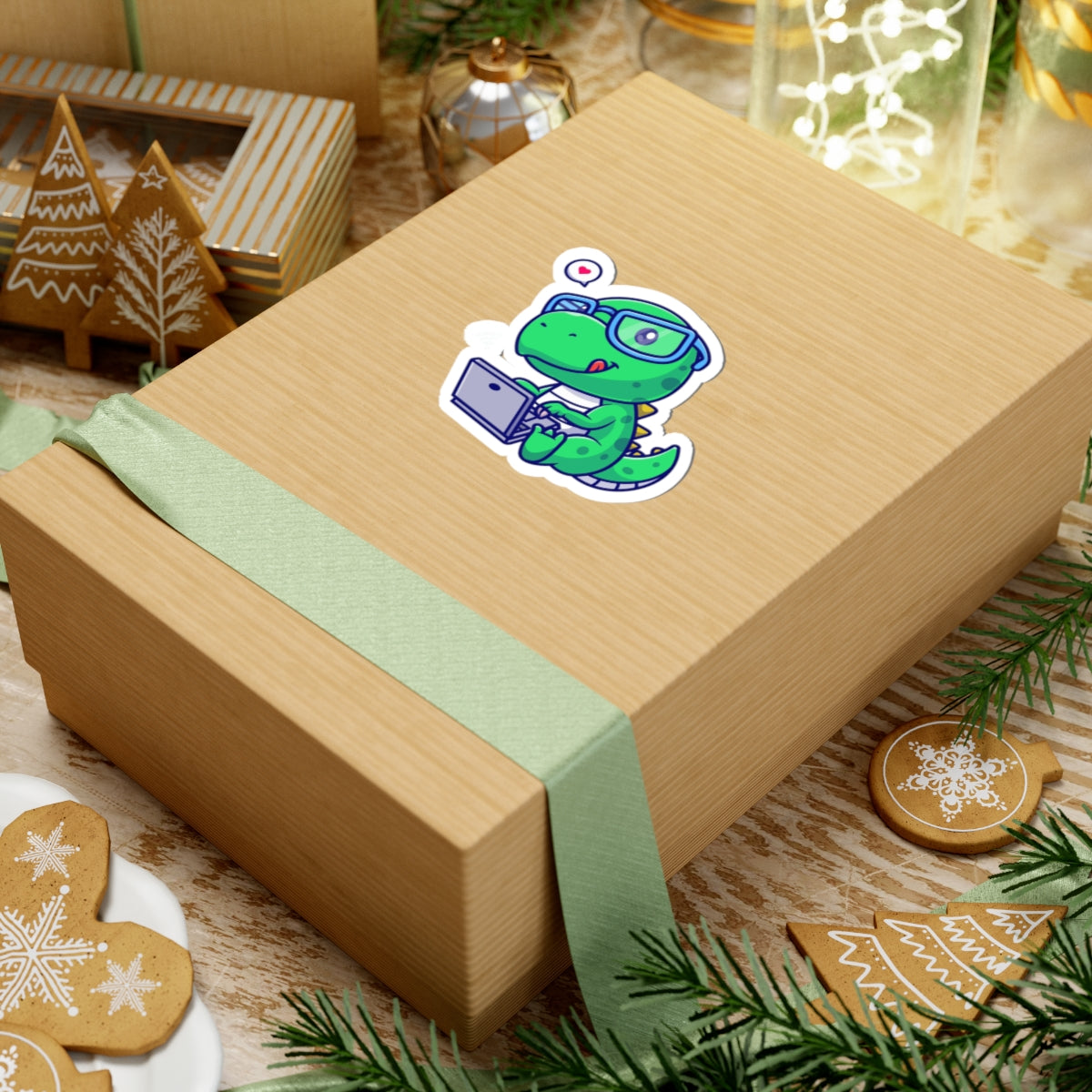 Alligator Kiss-Cut Stickers - Cute Animal Design