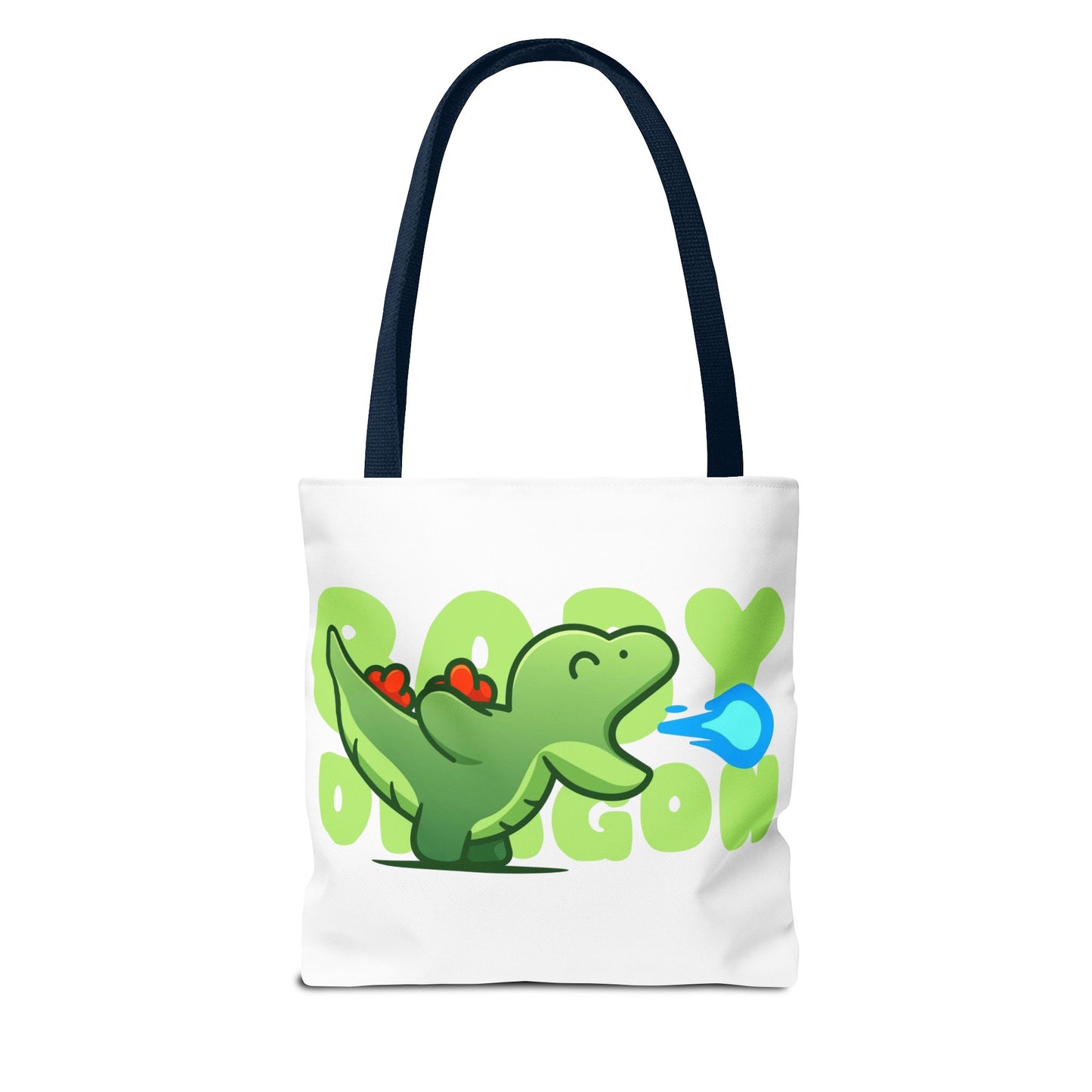 Cute Dinosaur Tote Bag - Fun AOP Design for Kids, Eco-Friendly Bag, Ideal for School, Shopping, Gifts, and Playtime