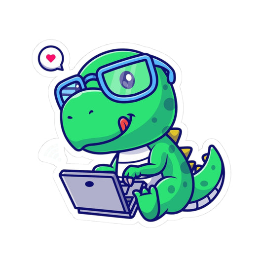 Alligator Kiss-Cut Stickers - Cute Animal Design